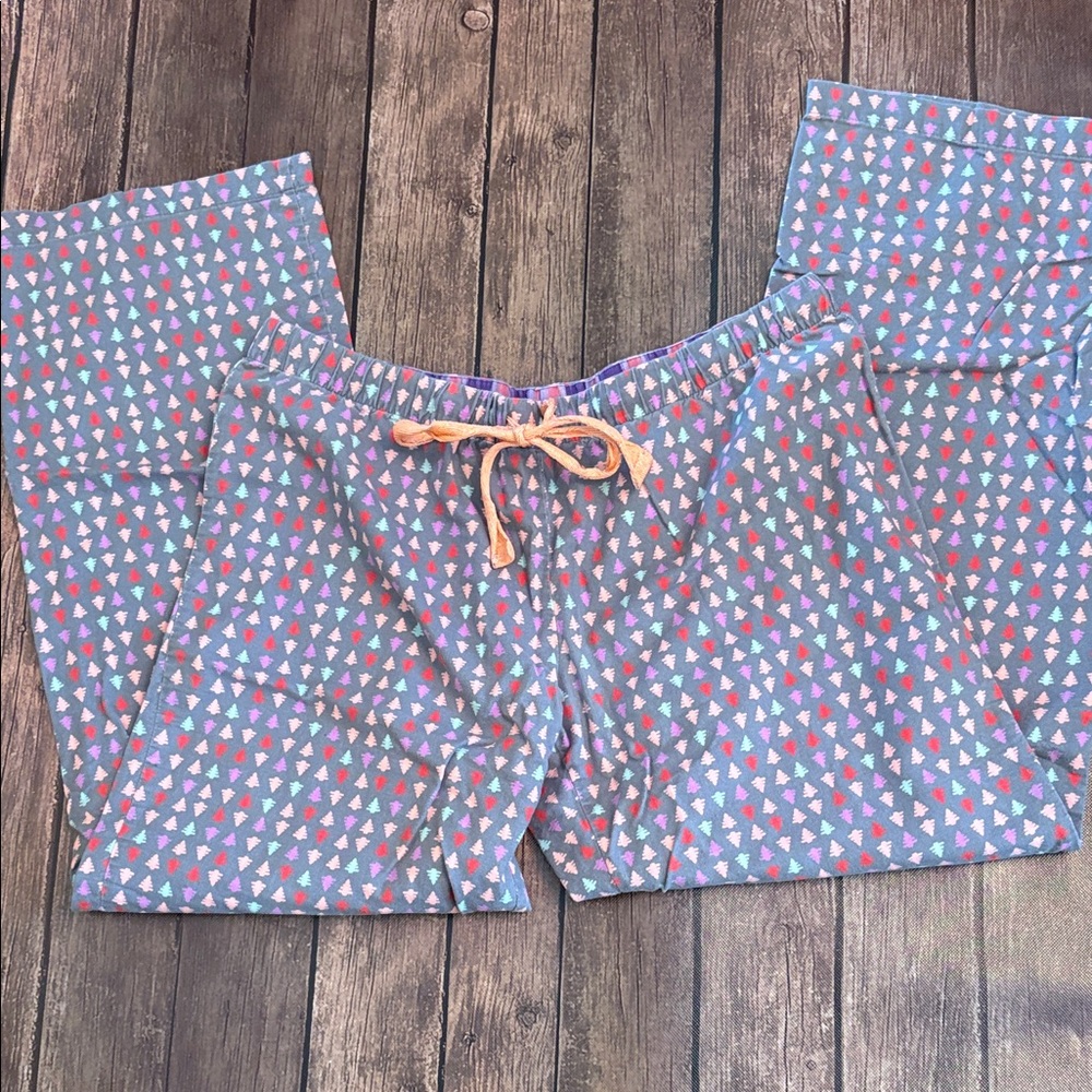 Xhilaration Cotton Pine Tree Print Flannel Pajama Pants Sz Large